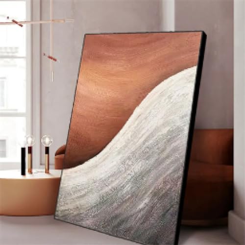 Impression sur Toile de Qualité avec Cadre Noir LSYALUCK 90x150 cm