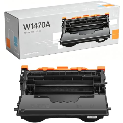 Cartouche toner compatible W1470Y W1470X noir pour HP LaserJet Enterprise M635fht M612dn
