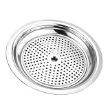 Plaque de cuisson en acier inoxydable : surface lisse, très facile et pratique à nettoyer, un allié précieux au quotidien, idéale pour la cuisson à la vapeur des raviolis
