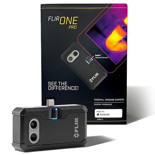 Flir One Pro - Thermal Imaging Camera for Android Smartphones (USB-C), 480x360 Super Resolution...