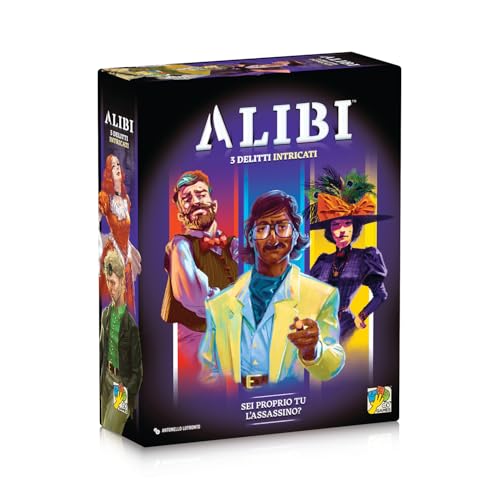 - Alibi - 3 Delitti Intricati, Gioco Investigativo, Murder Party Divertente, 5-6 Giocatori, 60 Minuti