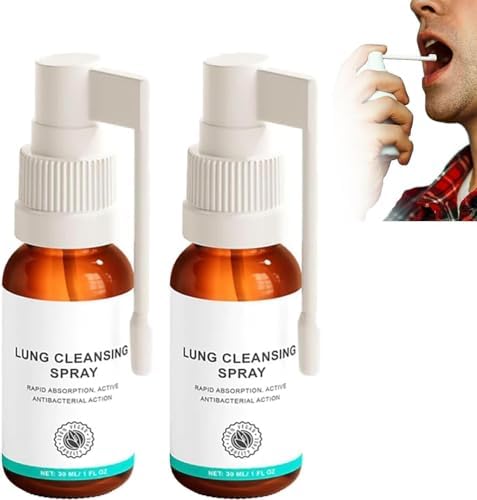 doemfarty Lung Cleansing Spray Medalisk, Herbal Lung Cleansing Spray(2PCS)