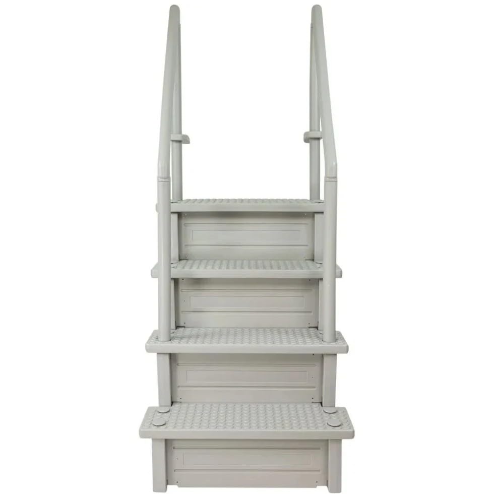 Escalera para piscina color gris nube 36"x81" miniatura 2