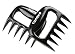 TOPOKO Meat Claws -The Best Bear Claw Set For Handling Meat Very Useful Pulled Pork & Meat Turkey Shredder-Extra Durable and Heat Resistant-Great Tool For Your Smoker & Barbecue-Set of 2