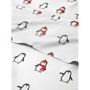 Christmas Sheet Set, Winter Bears, Holiday Xmas Bedding Set - Queen Size | 4 Piece, Deep Pockets, Snug Fit, Wrinkle Free, Cozy Cooling Festive Winter, Holiday Sheets for Women, Men, Kids & T