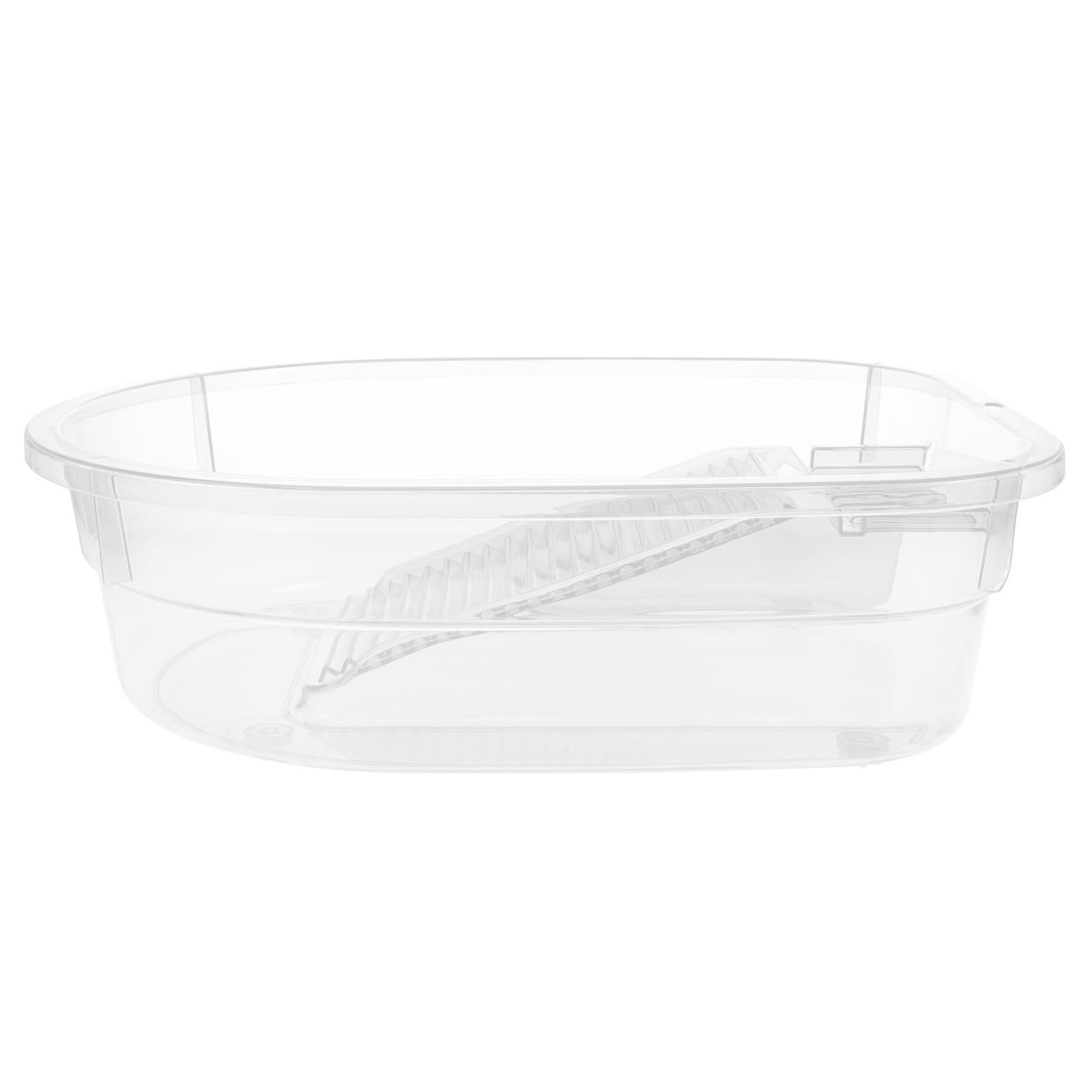 Bassine à laver le linge pratique planche à récurer lavabo plastique