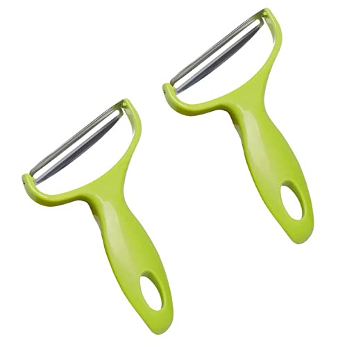 2 Pcs Éplucheur à Légumes en Inox, Econome à Légumes Extra Large, Râpe de Chou, Éplucheur de Préparation pour Pommes de Terre, Carotte