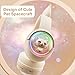 Bluetooth Katzenohr Kabellos Kopfhörer, Cat Ear Gaming Headset mit Mikrofon Headset Pink mit RGB LED Licht Wireless Kopfhörer mit Katzenohren HD Stereo Sound für PC TV Tablet Spielkonsolen (Beige)