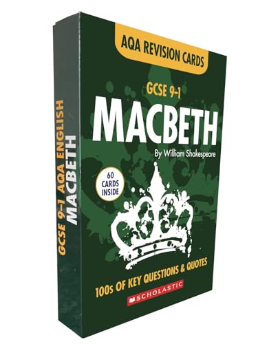 Macbeth: GCSE Revision Cards for AQA English Literature with free app (GCSE Grades 9-1 Revision Cards)