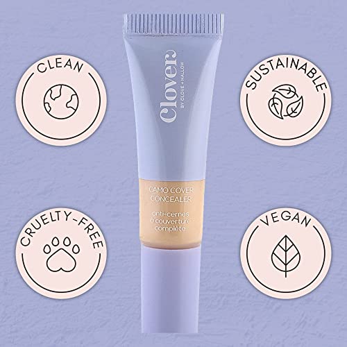 Clover Camo Cover Face & Under Eye Concealer Cruelty-Free & Vegan Natural Makeup #TOP6