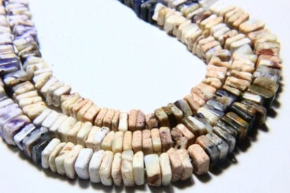 Perles Tiffany Jasper Heishi carrées 6mm pour réparer et personnaliser vos propres bijoux