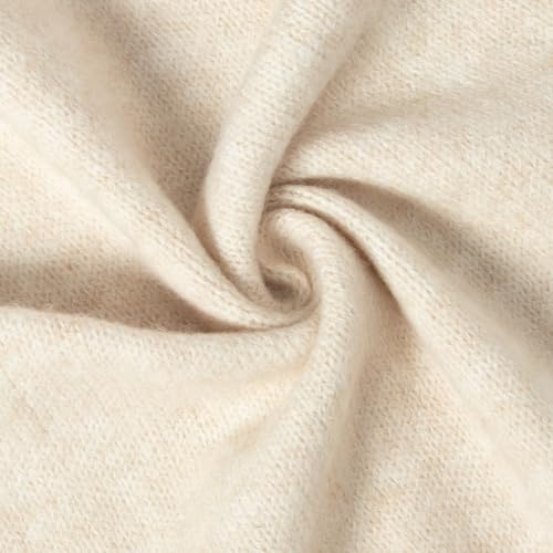 RIIQIICHY Shawl Wrap Women Pashmina Triangle Cape Knit Sweater Scarf for Fall Winter Fashion Accessory