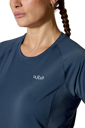 Image of Rab Women's Sonic Tee | Lightweight, Breathable Short-Sleeve T-Shirt for Trail Running & Hiking