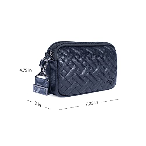 Lug Women's Vegan Faux-Leather Convertible Hip Pouch-Coupe Vl, Navy Blue, Large #TOP5