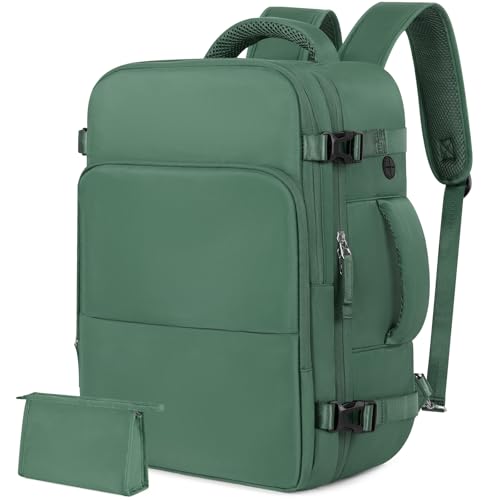 Travel backpack for carry-on with laptop compartment