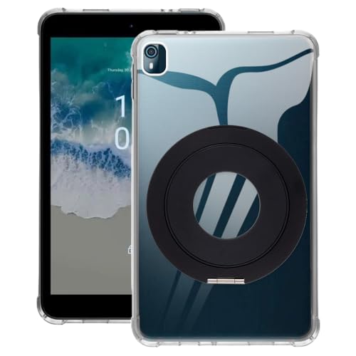 Housse protectrice Nokia T10 8.0 2022 avec béquille arrière antichoc transparente