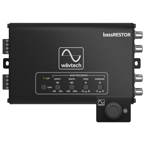 Wavtech bassRESTOR - Bass Restoration w/Subsonic Filter and Remot...