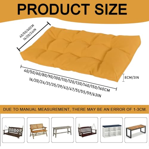 Coussin de banc extérieur bordeaux 140x60 cm pour banquette - 3