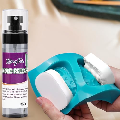 Miniatura 5 de Spray Desmoldeante Blingfun Para La Fabricación De Velas Y Resinas Epoxi - Fórmula Antiadherente De Secado Rápido Y Cobertura Uniforme, Agente Desmoldeante Profesional A Base De Silicona
