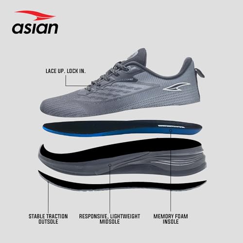 Image of ASIAN Men's INNOVA-04 Sports Running,Walking & Gym Shoes with Max Cushion Technology Casual Sneaker Shoes for Men's & Boy's