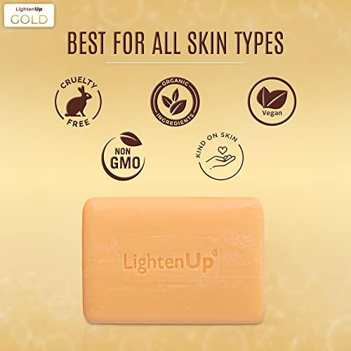 OMIC Lighten-Up LightenUp Anti-Aging Cleansing Bar Soap 200g - Anti-oxidant Properties, with Shea Butter and Argan Oil