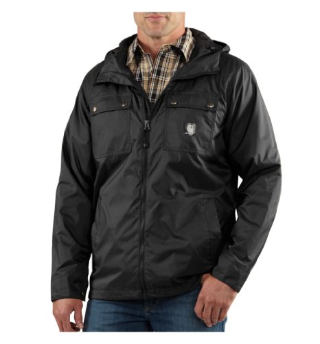 Carhartt Herren Rain Defender Relaxed Fit lehká bunda Jacket, Schwarz, S...