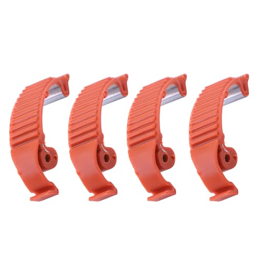 Mtanlo 4 Stück Top Zylinderabdeckung Snap Clip Schnalle für Husqvarna 435 440E 445 450 450E 570 575 576 Kettensäge Garten Rasen Zubehör