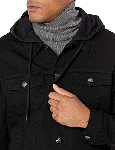 LRG Mens Men's Lifted Research Collection Hooded Denim Jacket3