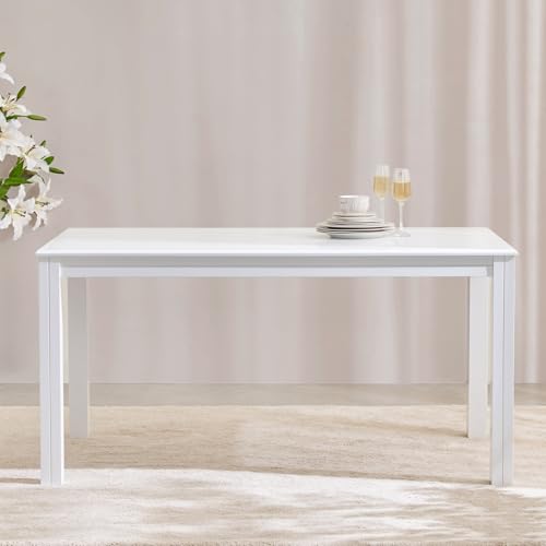 Image of Home Centre ?Wood Montoya 6-Seater Dining Table - White