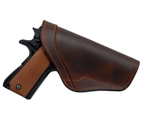 New Barsony Brown Leather Inside The Waistband Holster For Full Size 9Mm 40 45 #TOP5