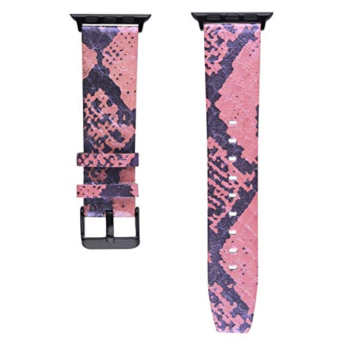 Bracelet Apple Watch peau de serpent pour remplacer le silicone