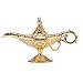 Arabian Costume Rekwizyty Lamp Pot, Vintage Magical Legend Aladdin's Genie Lamp, rozbudowany polski i rzeźba, rzadki klasyczny kolekcjonerski, prezent na imprezę/Halloween/urodziny