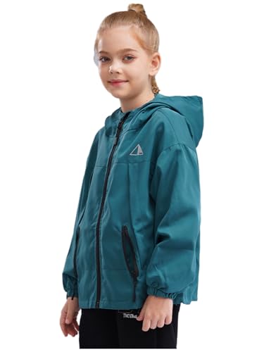 YEAHDOR Girls Boys Lightweight Windproof Jackets Outdoor Hiking Climbing Hooded Jacket Windbreaker Outerwear3