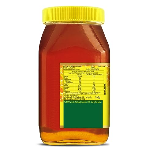 Image of Dabur Honey - 500g | 100% Pure | World's No.1 Honey Brand with No Sugar Adulteration | For Fitness & Health | Natural Immunity Booster | 100% Indigenous | Rich in Antioxidants & Minerals