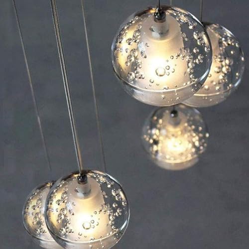 Lustre moderne en cristal LED pour un salon chic et design - 7