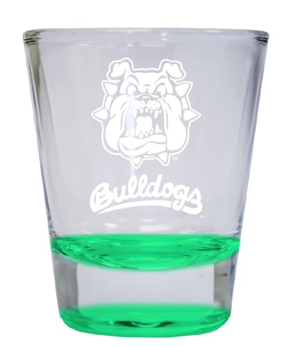 Vaso para licor grabado 2 oz verde Fresno State Bulldogs