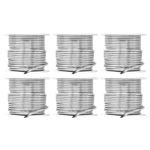 Image of Mandala Crafts 12 Gauge Silver Tone Combo Anodized Aluminum Craft Wire | 276 FT, Colored, Flexible, Bendable for Bonsai Armature Sculpting Wire Wrapping Jewelry Making, Weather & Tarnish Resistant