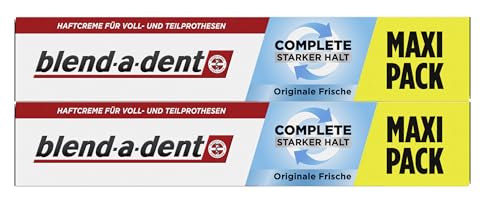 2x Blend-a-dent Super-Haftcreme extra stark Original 70g Vorteilspackung 2x Blend-a-dent Super-Haftcreme extra stark Original 70g Vorteilspackung