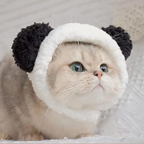 Sombrero para disfraz de mascota Panda con orejas miniatura 5