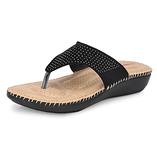 Image of Centrino Women Thong Sandals & Comfortable Ortho Care Sandal For Ladies | Fashion Wear Sandal & Chappal | Soft Cushioned for More comfort (2855)