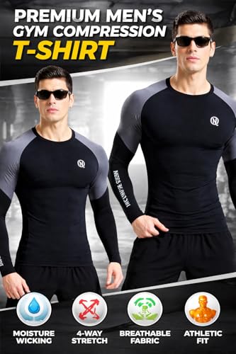 Image of NEVER QUIT Men Slim Fit Sports, Gym T-Shirt Black Color