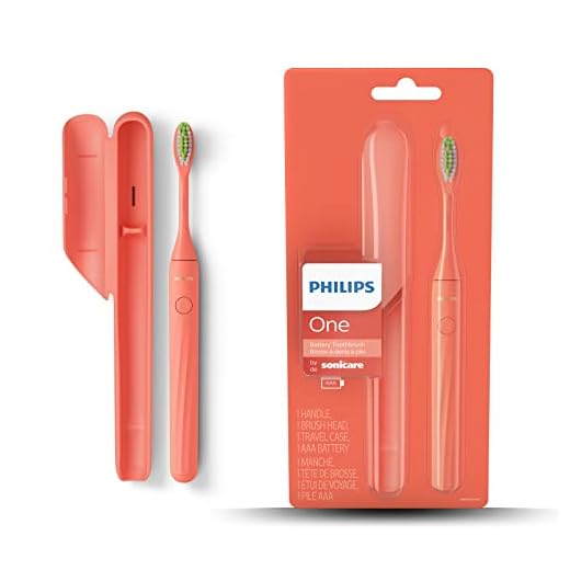Philips Sonicare One by Sonicare Battery Toothbrush, Miami Coral, HY1100/01