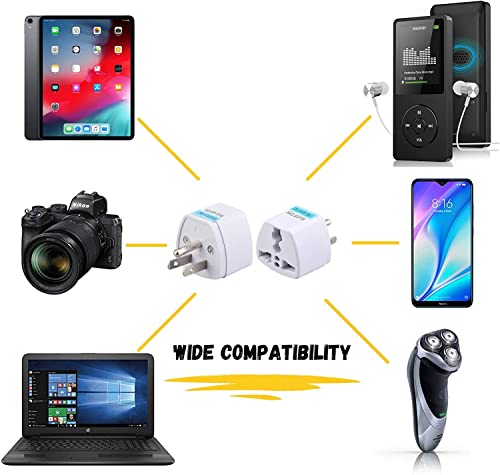 image for VARELLI Canada Universal Travel Plug Adapter, 4 pc, UK India European 