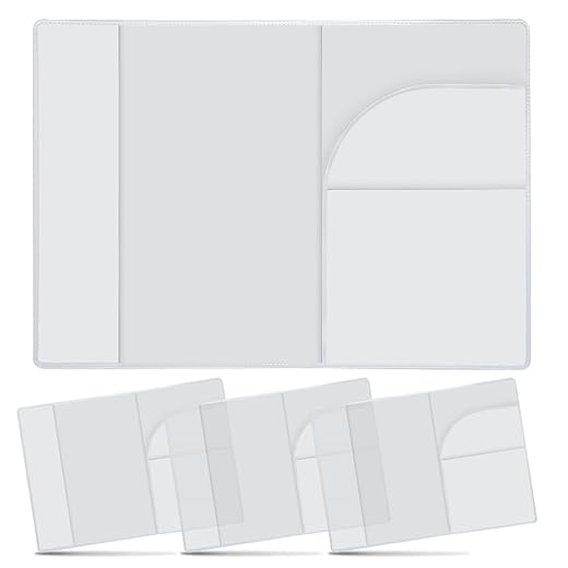 Waterproof 4-Pack Passport Cover Set