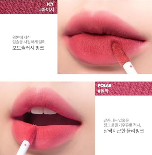 Rom&nd Zero Velvet Tint 25 Nerd Pink 5.5g| Velvet matte, Long-lasting, Smudge-resistant, Super stay matte ink, Natural-beauty | Lip Tint for Daily Use, K-beauty - Image 5