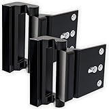 2-Pack Door Reinforcement Lock - Child Proof Door Lock - Endures 800 lbs of Impact Force - Interior Door Locks for Kids Safety - Security Door Latches for Top of Door