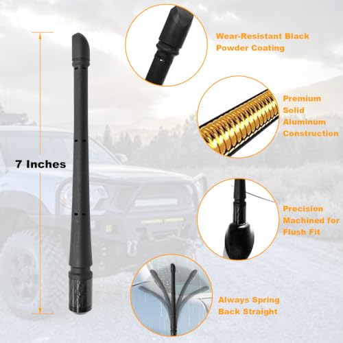 Image of 7 Inch Antenna for 1995-2015 Toyota Tacoma