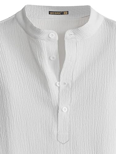 Image of Men Shirt | Black Solid Textured Casual | Regular Fit | Short Sleeve | Mandarin /Chinese Collar | Cotton Fabric | Stylish Office Summer Wear Shirt for Men