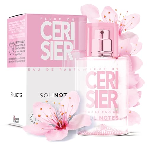 Image of Solinotes Cherry Blossom Eau de Parfum, Red Fruits & Musk, Vegan, 1.7 Fl Oz