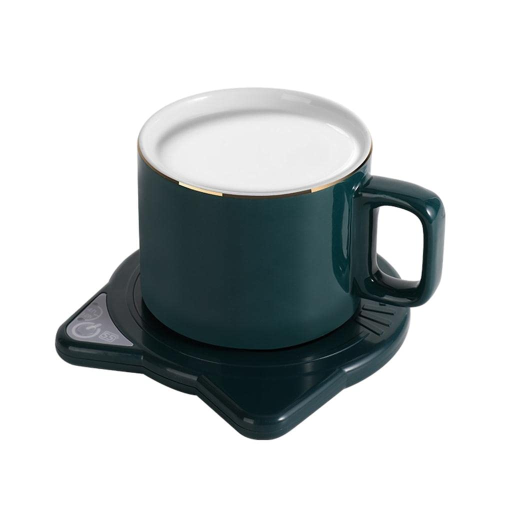 CALANDIS™ Thermostatic Coaster with Heating Function Modern for Desk Hot Chocolate green Coaster cup | Coasters | Bar Tools & Accessories | Kitchen, Dining & Bar-image-9